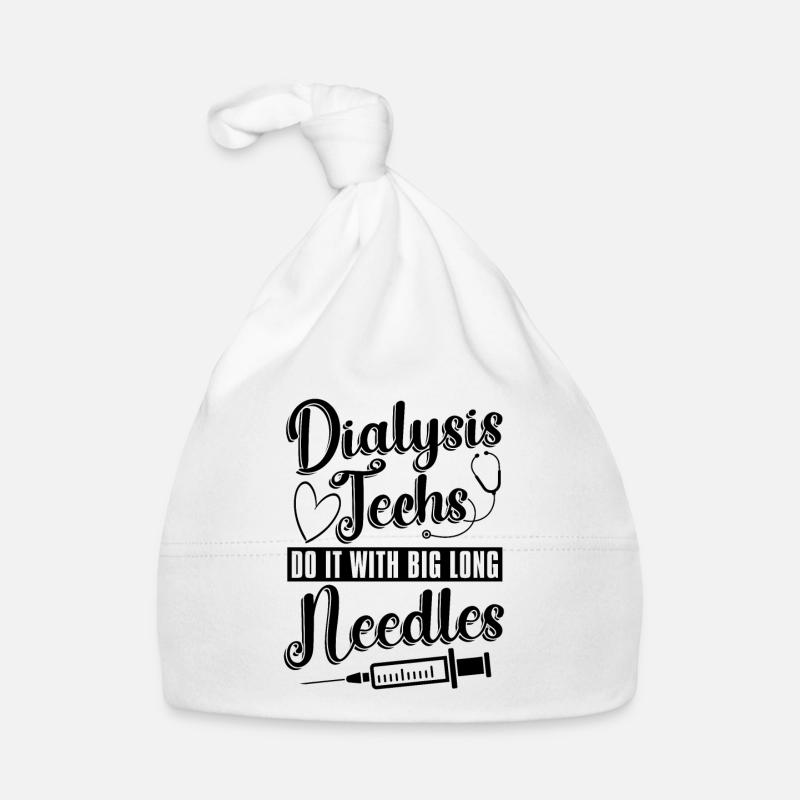 Nephrologie Dialyse Dialysetechniker Geschenkidee Baby Bio-Mütze