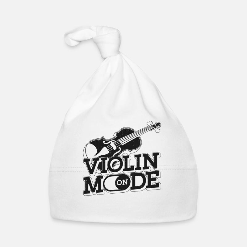 Violin Violinist Violin Mode On Baby Bio-Mütze