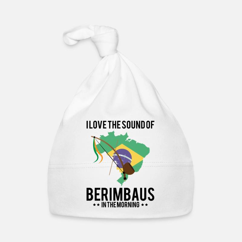 Dicton de danse afro-brésilienne pour la Capoeira - Bonnet bio Bébé - blanc