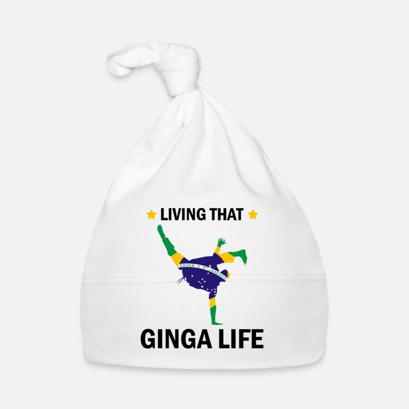 Afro-Brazilian dance saying for Capoeira Organic Baby Cap