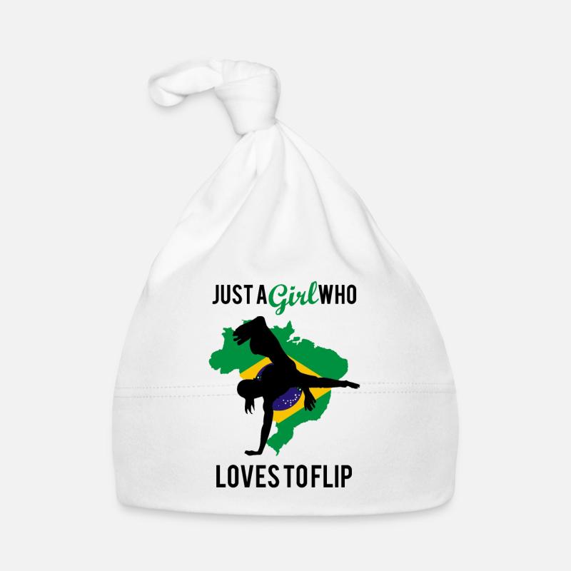 Afro-Brazilian dance saying for Capoeira Organic Baby Cap