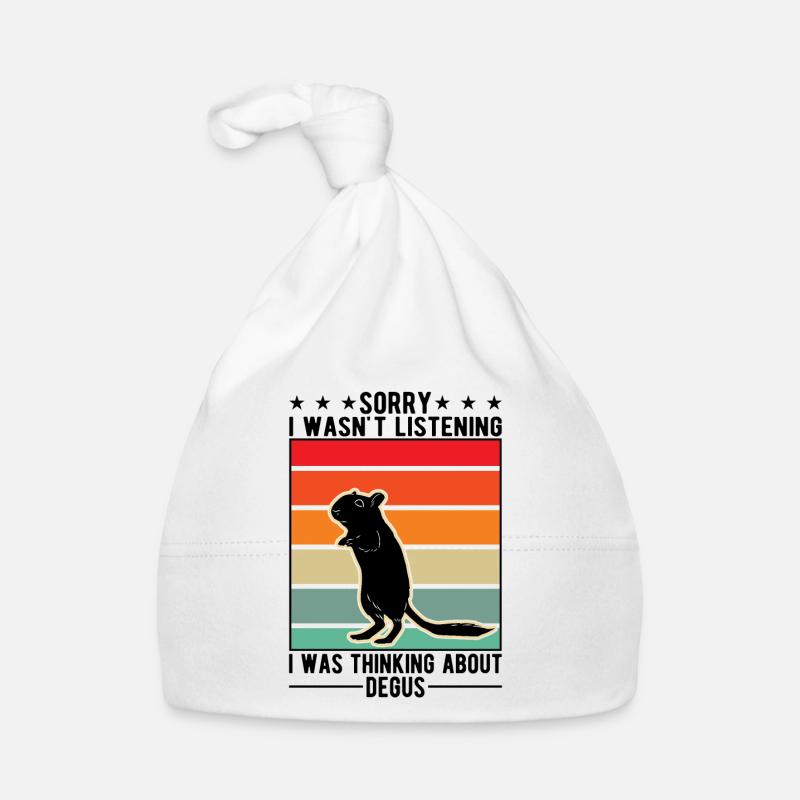 Degu Gift Shrub Rat Forest Degu Organic Baby Cap