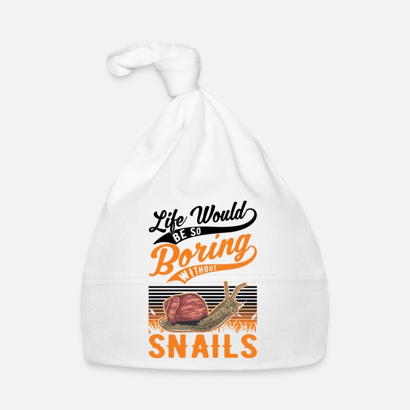 Schnecke Geschenk Weinbergschnecke Baby Bio-Mütze