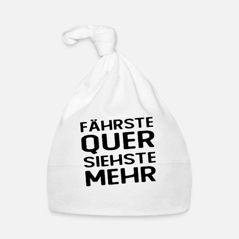Fährste Quer Siehste Mehr Baby Bio-Mütze