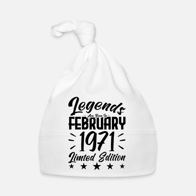 1971 Geburt. Geburtstagsgeschenk. Baby Bio-Mütze