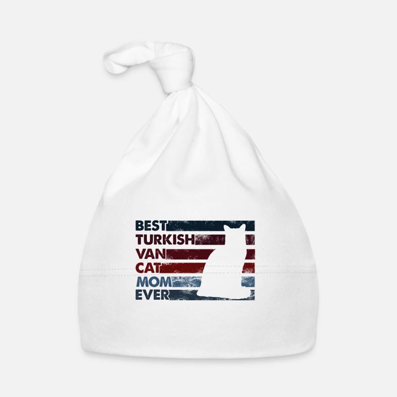 Best Mother Ever - Turkish Van Cat Organic Baby Cap
