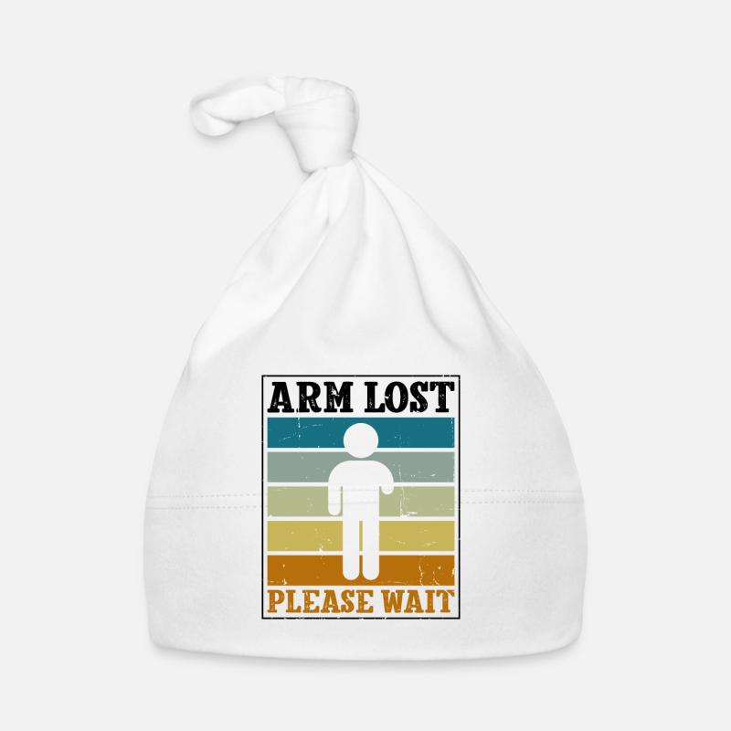 Arm Lost Please Wait Baby Bio-Mütze