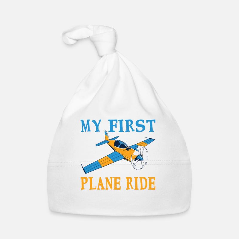 My First Plane Ride 55 Organic Baby Cap
