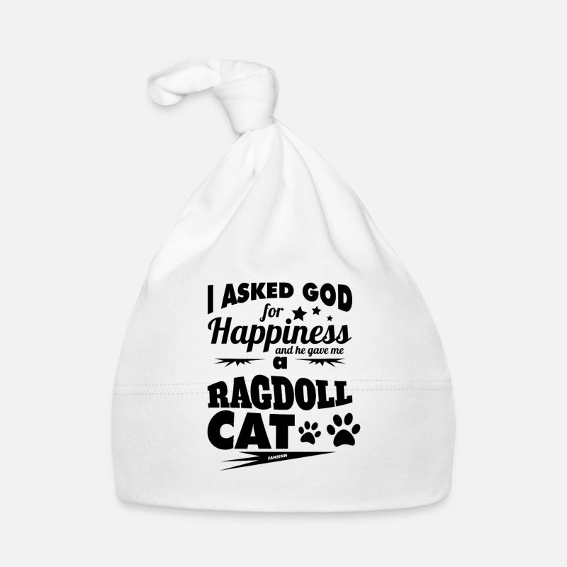 Ragdoll chat maison tigre dicton Bonnet bio Bébé