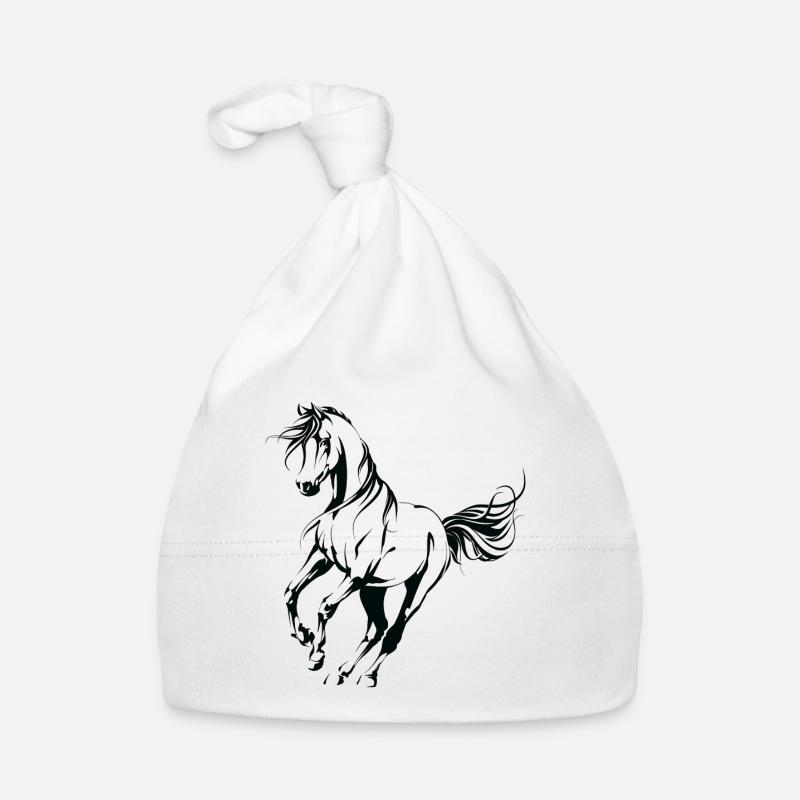 Beau cheval Bonnet bio Bébé