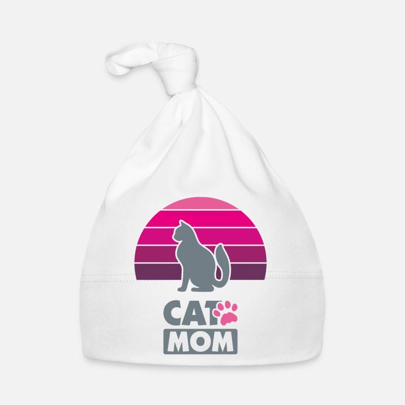 Katzenmutter Baby Bio-Mütze
