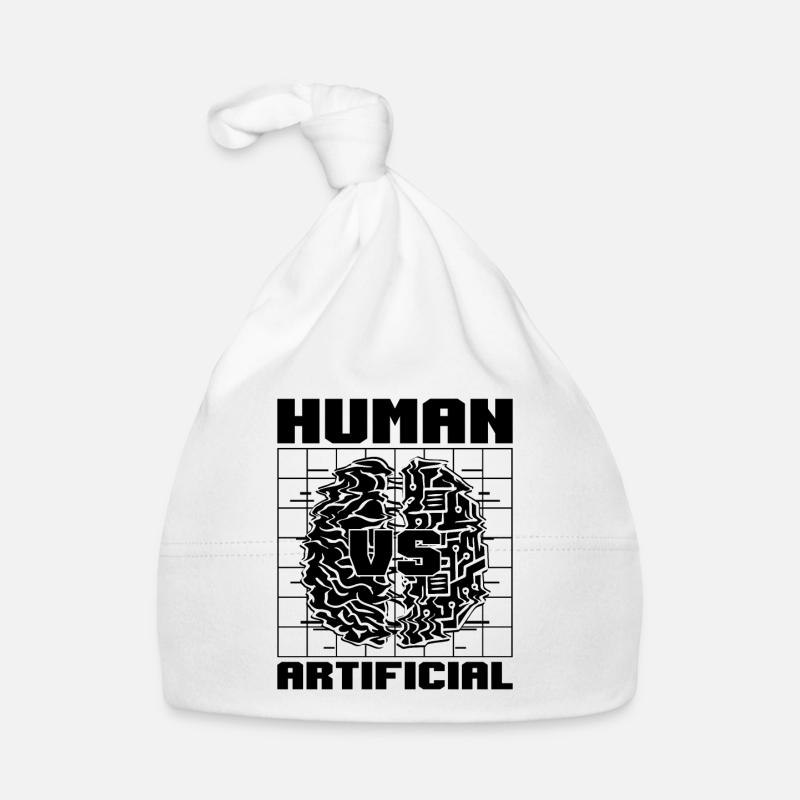 Human VS Artificial Intelligence Engineer Robotics Baby Bio-Mütze