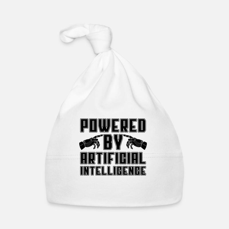 Powered By Artificial Cyborg Programmer Robotics Baby Bio-Mütze