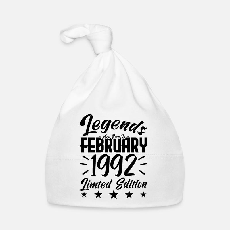 Geboren 1992. Geburtstagsgeschenk. Baby Bio-Mütze