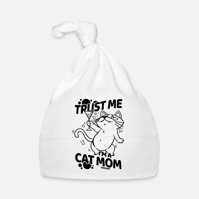 Katzenmama Baby Bio-Mütze