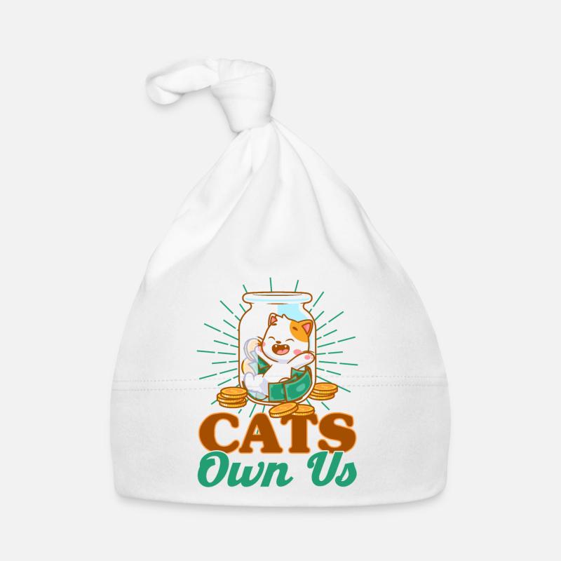 Chat Dictons Chat Chat Amoureux Cadeau Bonnet bio Bébé