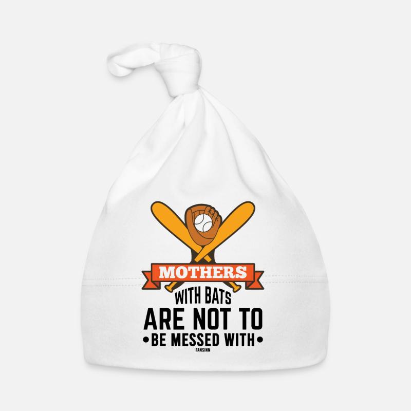 Baseball Mama Baseball Saying Organic Baby Cap
