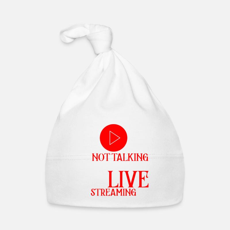 Je ne me parle pas à moi-même, je diffuse en direct 4 Bonnet bio Bébé