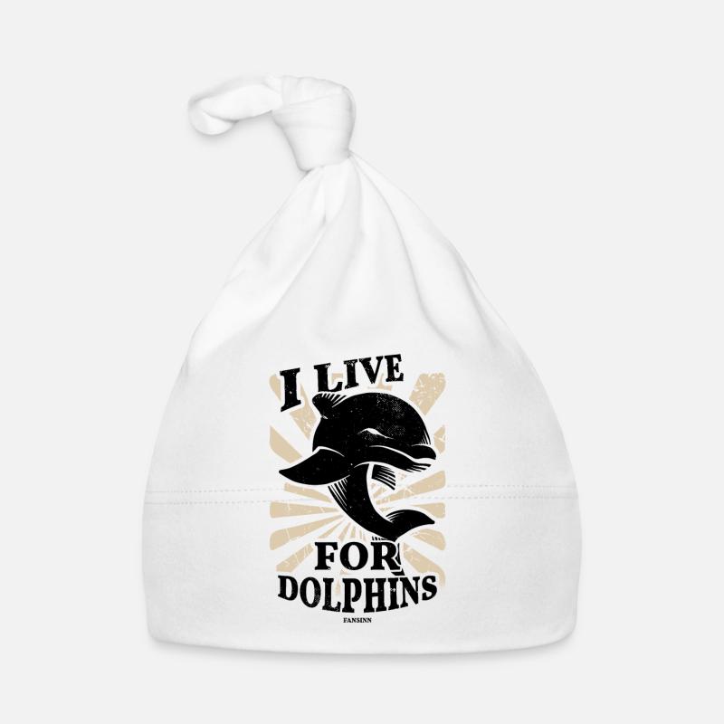Delfin Delfinschule Säugetier Meer Delfinarium Baby Bio-Mütze