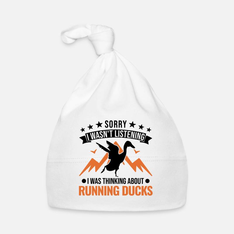 Indian Running Duck Bouteille cadeau Canard Canard Bonnet bio Bébé