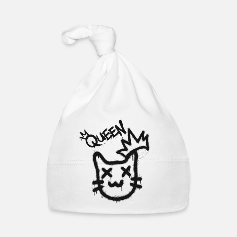 Coole Freche Graffiti Katze Maine Coon Perser Baby Bio-Mütze