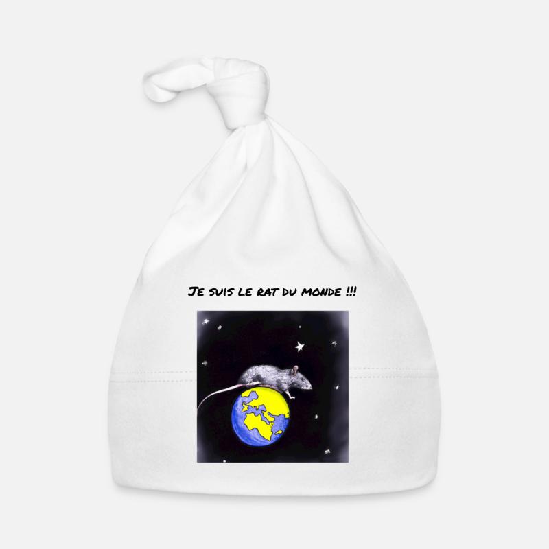 Weltratte Baby Bio-Mütze