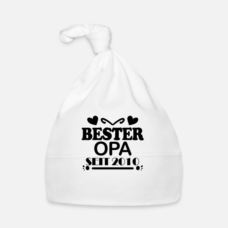 Bester Opa seit 2010 Baby Bio-Mütze
