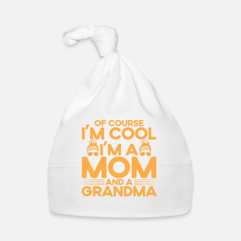 Natürlich bin ich cool Mutter & Großmutter Geschen Baby Bio-Mütze