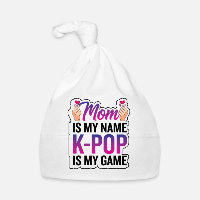 Humorous Kpop Mom Organic Baby Cap