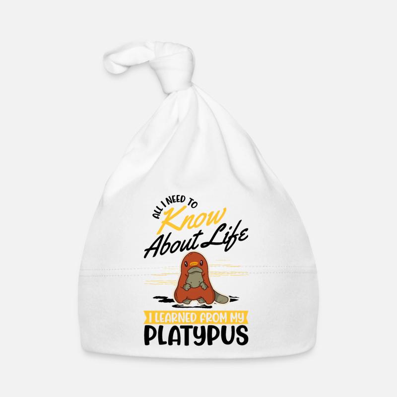 Schnabeltier Geschenk Platypus Baby Bio-Mütze