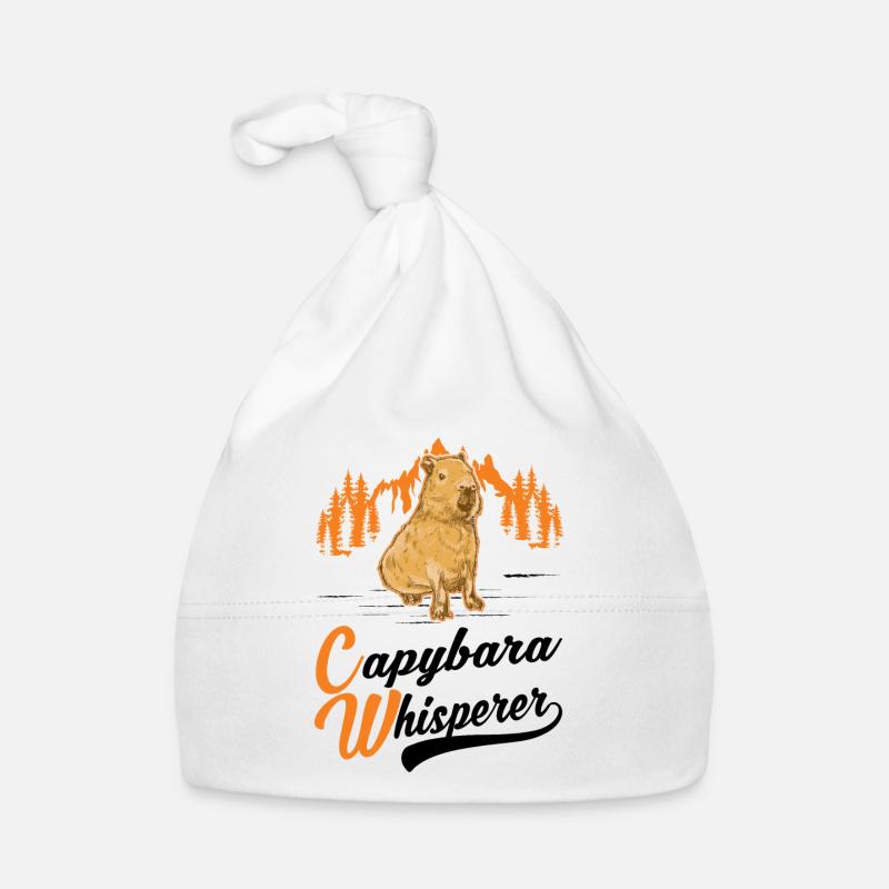 Capybara Chuchoteur Capibara Capibara Capybara Bonnet bio Bébé