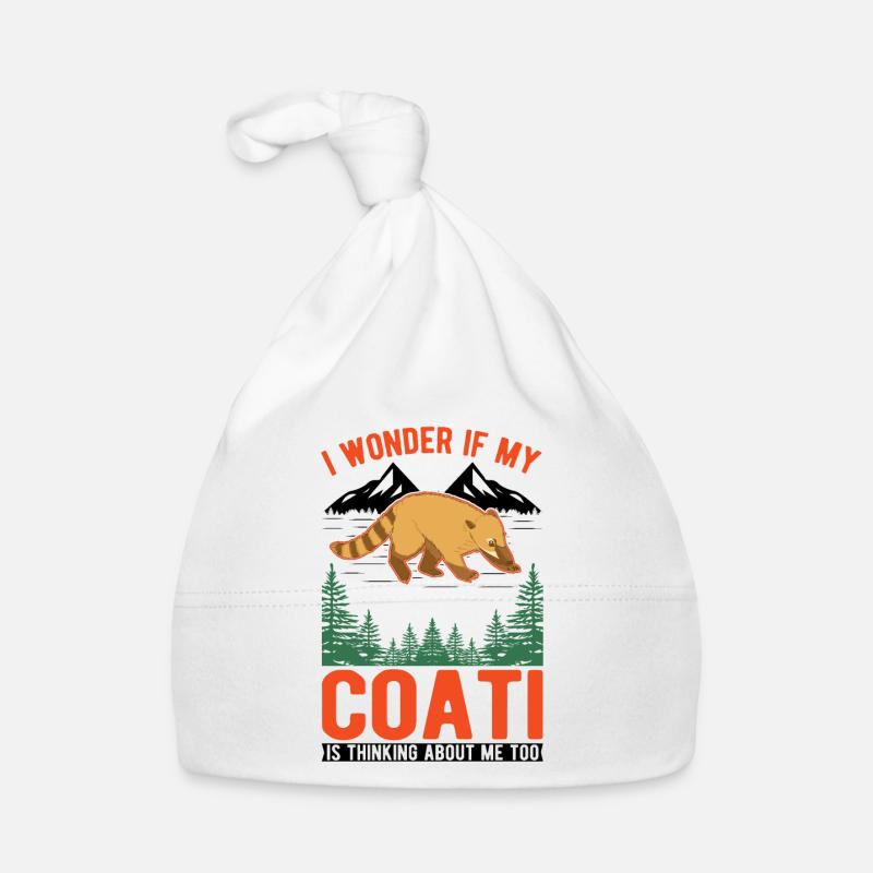 Nasenbär Geschenk Coati Rüsselbär Baby Bio-Mütze