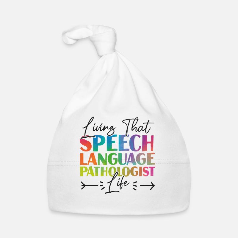 Speech Therapist Therapy Assistant Organic Baby Cap