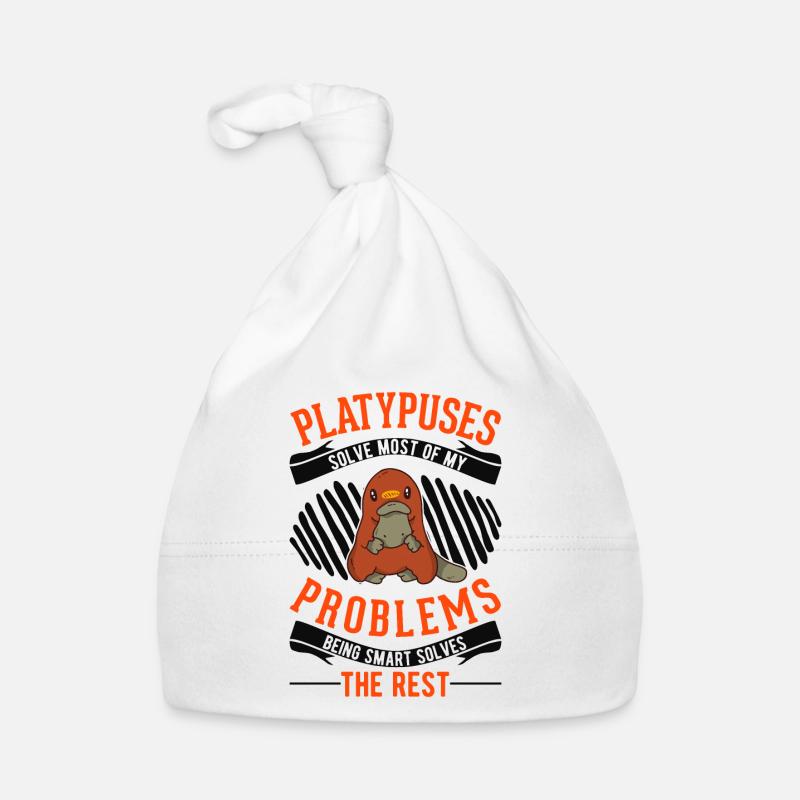 Schnabeltier Geschenkidee Platypus Baby Bio-Mütze