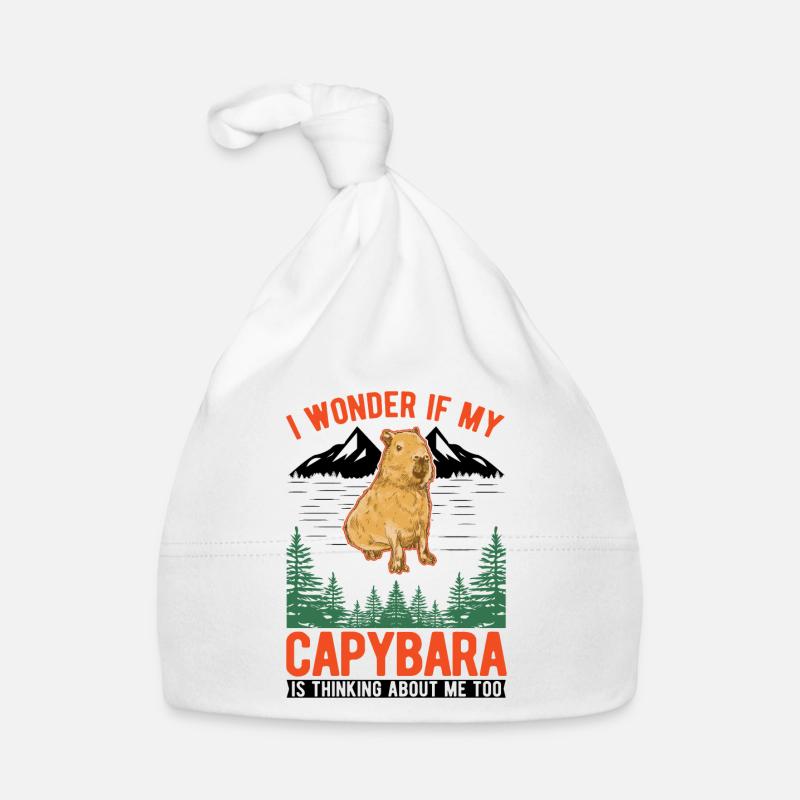 Capybara Wasserschwein Capibara Organic Baby Cap