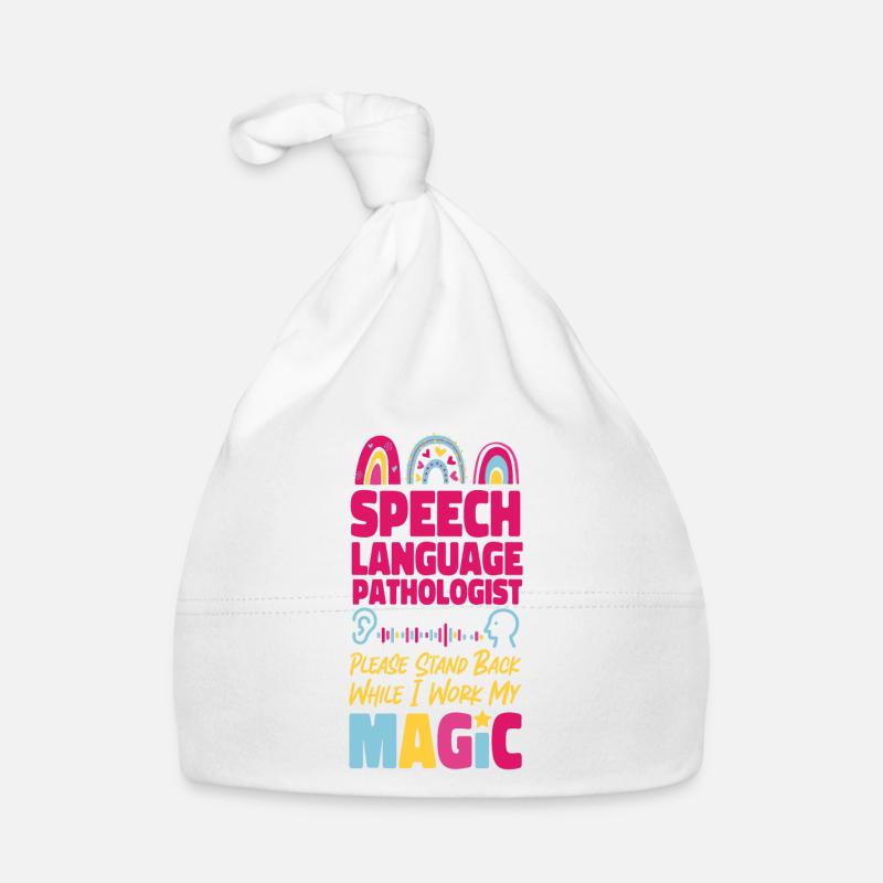 Speech Therapist Therapy Assistant Organic Baby Cap