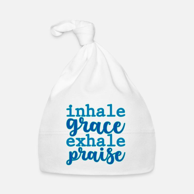 Inhale Grace Exhale Praise 2 Organic Baby Cap
