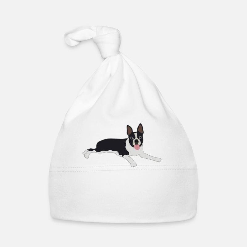 Boston Terrier Dog Lovers Cadeau Bonnet bio Bébé