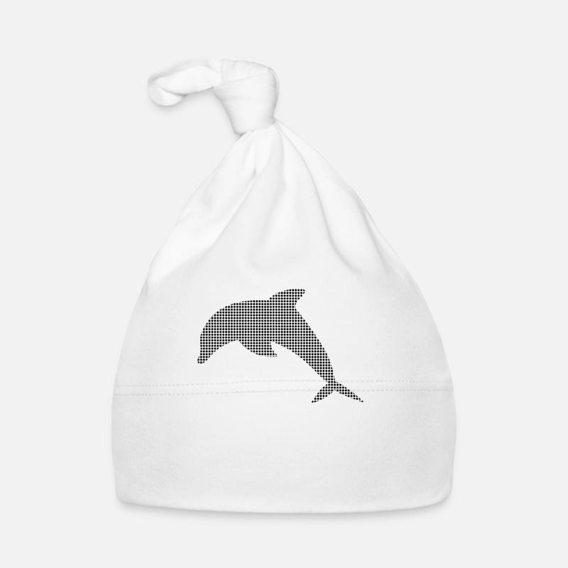 Dolphin Organic Baby Cap