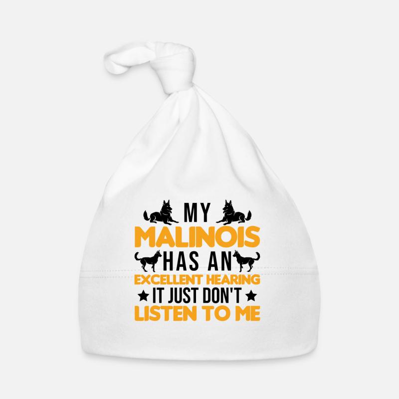 Malinois Geschenk Belgischer Schäferhund Baby Bio-Mütze