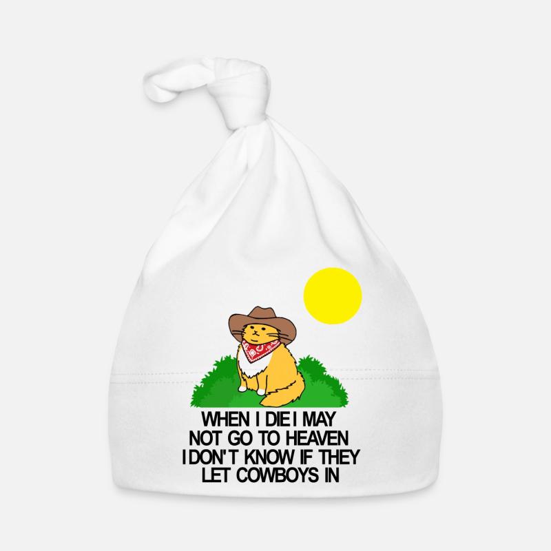 Cowboy Katze Baby Bio-Mütze