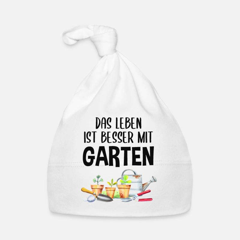 Garten Spruch Hobby Gärtner Geschenkidee Baby Bio-Mütze