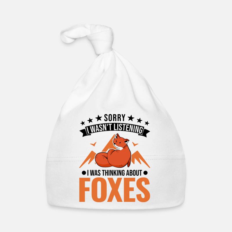 Fuchs Geschenk Rotfuchs Baby Bio-Mütze
