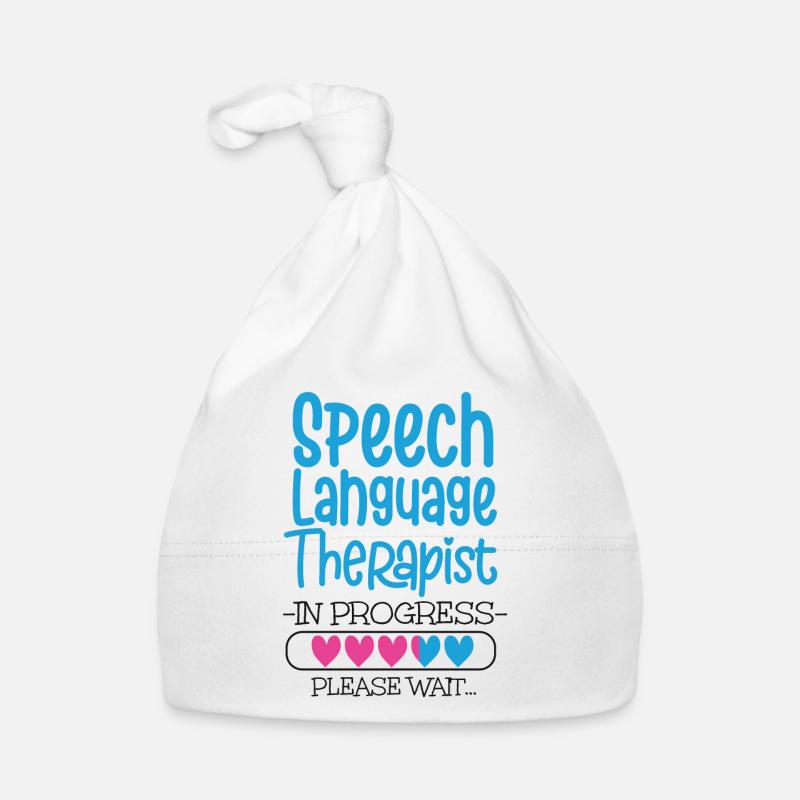 Speech Therapist Therapy Assistant Organic Baby Cap
