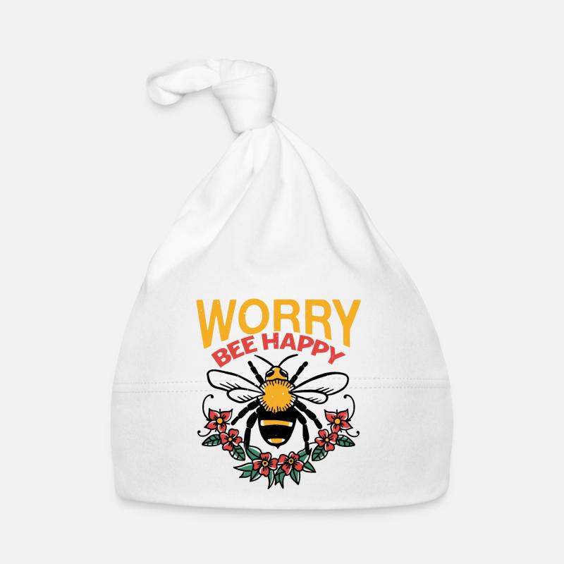 Don't Worry Bee Happy 41 Organic Baby Cap