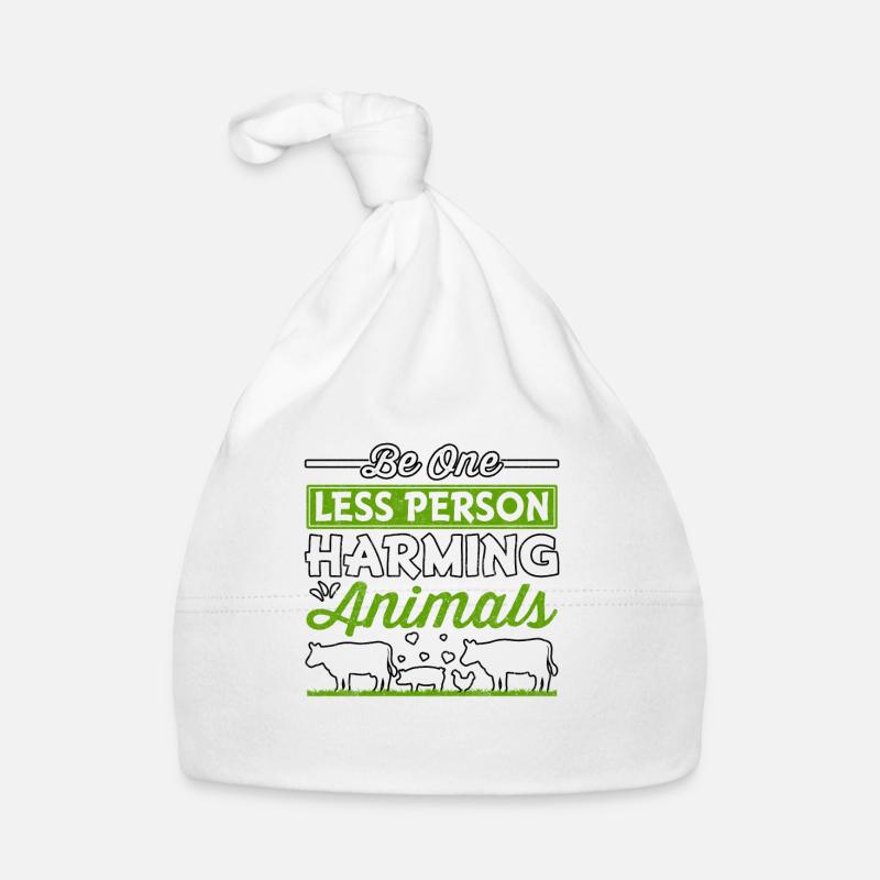 Be one less person harming animals Organic Baby Cap