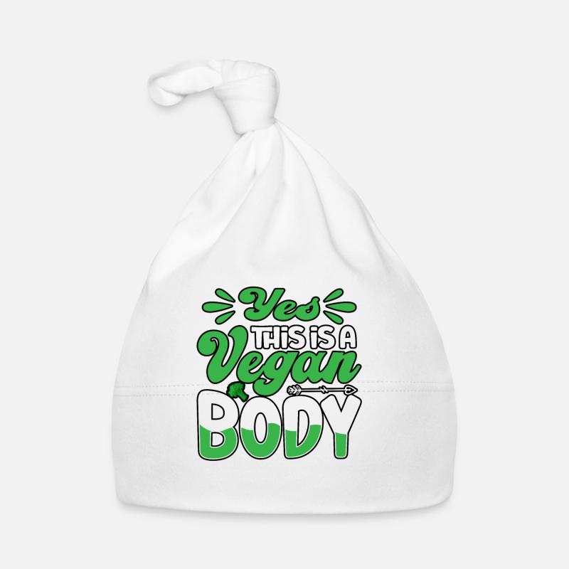 Oui, c’est un corps végétalien Bonnet bio Bébé