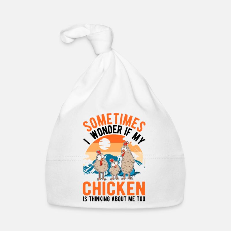 Chickens Chicken Breeding Chicken Farmer Farmer Organic Baby Cap