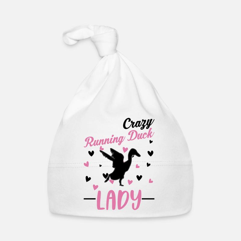 Crazy Running Duck lady Laufente Bonnet bio Bébé