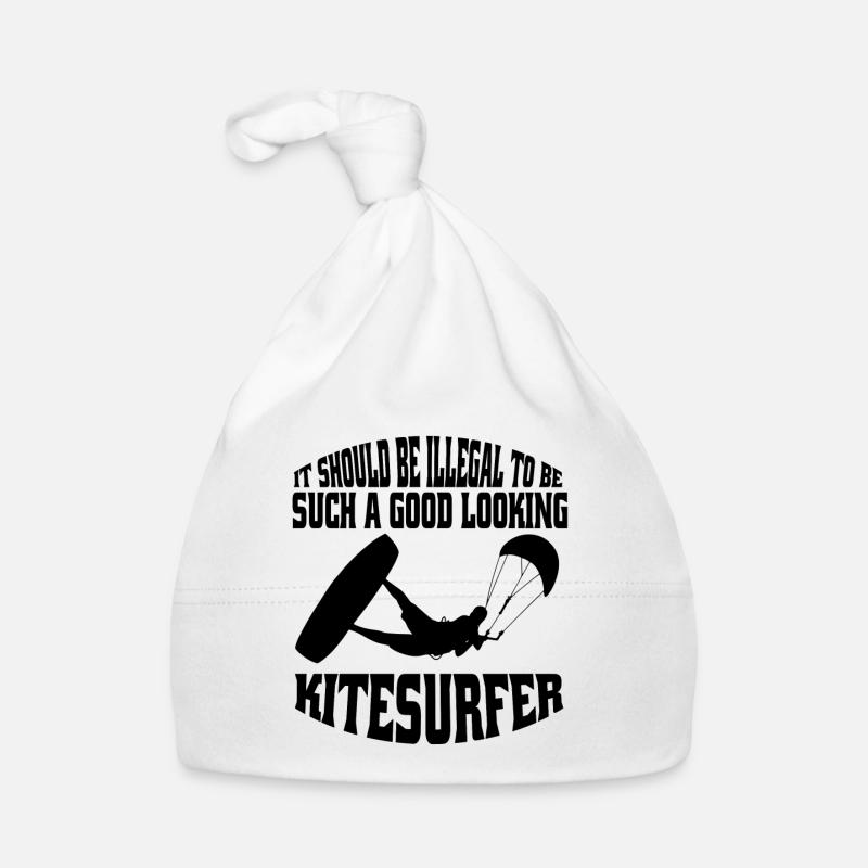 Kitesurfing Kitesurfer Windsurfer Windsurfing Baby Bio-Mütze